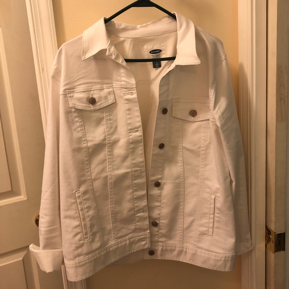 Old Navy Jackets & Blazers - White denim Old Navy jacket